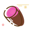 Dried Purple Sweet Potato Icon, dried purple sweet potato,dried food