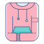 Hooded Sweatshirt Icon, hooded,sweatshirt