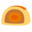 Egg Yolk Puff Icon, egg yolk puff,baked good
