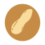 Peanut Icon, nut,peanut,snack