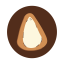 Pine Nut Icon, nut,pine nut,snack