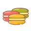 Macarons Icon, cookie,macarons