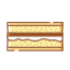 Napoleon Cake Icon, Napoleon cake,pastry