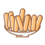 Rice Sticks Icon, rice sticks,snack