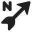 North Arrow Icon, navigation,north arrow,travel