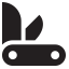 Pocket Knife Icon, pocket knife,outdoor,vacation