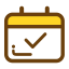 Check - in Calendar Icon, calendar,check - in