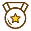 Medal with Star Icon, medal,star