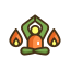 Hot Yoga Icon, hot yoga,yoga style