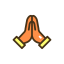 Namaste Icon, namaste,yoga gesture
