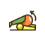 Plough Icon, plough pose,yoga pose