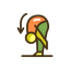 Standing Forward Bend Icon, standing forward bend,yoga pose