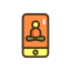 Yoga Apps Icon, yoga apps,yoga technology