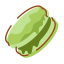 Green Macaron Icon, dessert,macaron