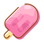 Pink Popsicle Icon, dessert,popsicle