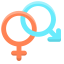 Men and Women Sign Icon, gender,wedding