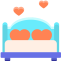 Wedding Bed Icon, bed,wedding
