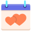 Wedding Day Calendar Icon, calendar,wedding