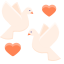 Wedding Doves Icon, doves,wedding