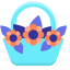 Wedding Flower Basket Icon, flower,wedding
