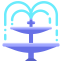 Wedding Water Fountain Icon, fountain,wedding