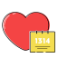 Anniversary Icon, anniversary,calendar,heart