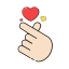 Heart Gesture Icon, gesture,hand,heart