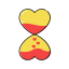 Heart-shaped Time Icon, heart,love,time