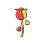 Rose Icon, flower,love,rose