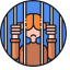 Human Cage Icon, human,cage