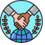 International Agreement Icon, agreement,international