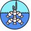 Overfishing Icon, fish,overfishing