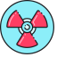 Radiation Warning Icon, radiation,warning