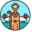 Shepherd Icon, agriculture,shepherd