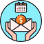 Wages and Salaries Icon, money,salaries,wages