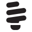 Lightbulb CFL Icon, lightbulb,energy - saving