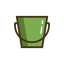 Bucket Icon, bucket,gardening tool