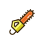 Chainsaw Icon, chainsaw,gardening tool