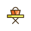 Picnic Table Icon, picnic table,garden furniture