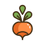 Radish Icon, radish,vegetable