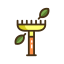 Rake Icon, rake,gardening tool