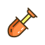 Shovel Icon, gardening tool,shovel