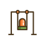 Swing Icon, swing,garden furniture