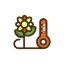 Temperature Icon, gardening,temperature