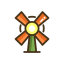 Windmill Icon, windmill,garden decor
