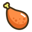 Chicken Leg Icon, chicken leg,meat