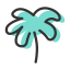 Coconut Tree 1 Icon, coconut,tree
