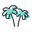 Coconut Tree 2 Icon, coconut,tree