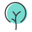 Tree 1 Icon, tree,simple - branched