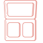 Powder Compact Line Icon, makeup,powder compact